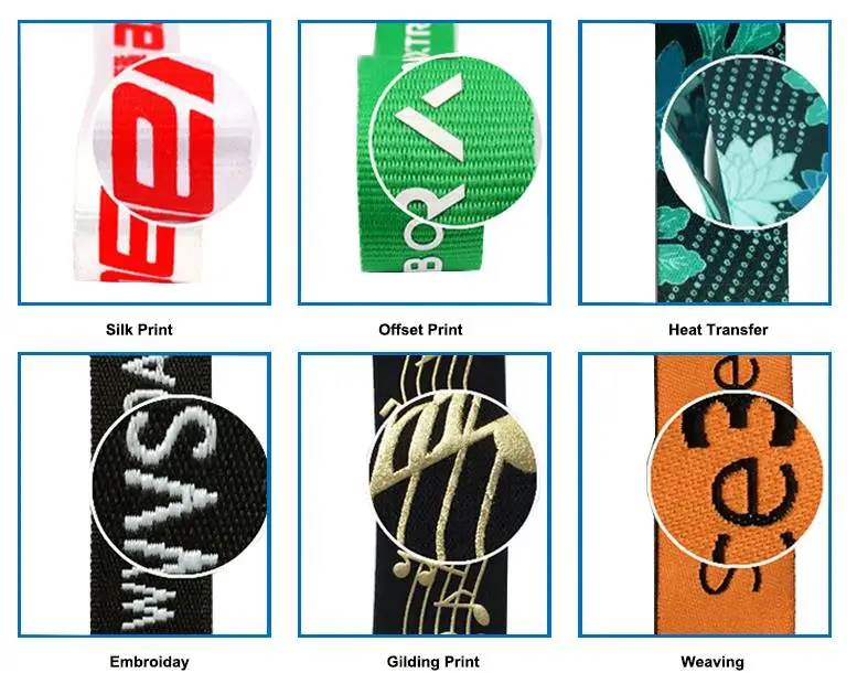 Cinture per il collo su misura Portatori di carte d'identità Cintura colorata Cintura di stampa di riciclaggio Cintura con logo 0