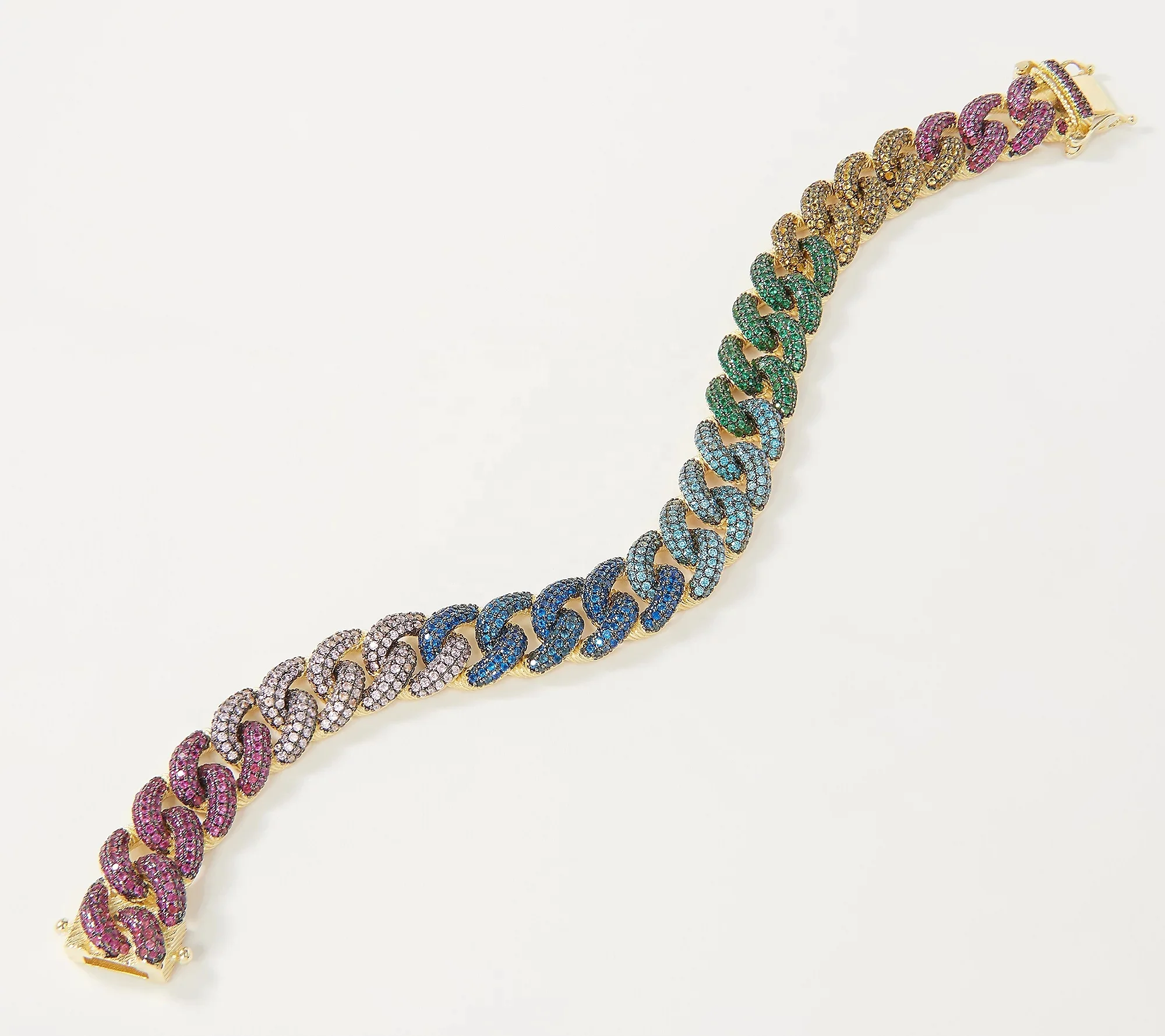 rainbow chain bracelet