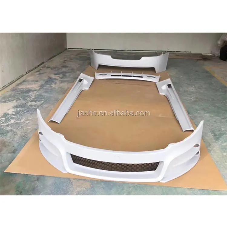 Frp Unpainted Front Bumper Side Skirts Aprons Rear Bumper Diffuser Body