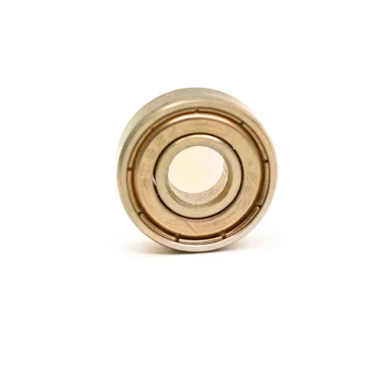 High speed high performance 8X22X7mm gold plated 10pcs 608 RS 608-2RS bearings for Skateboard