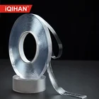 Sticker Adhesive Tape Gel Sticker Strip Pre Cut Nano Double-side Adhesive Tape 4inches