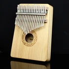 Toy Kalimba 17 Wholesale Mini Wood Musical Instrument Kalimba 17 Keys Thumb Piano Mbira Toy