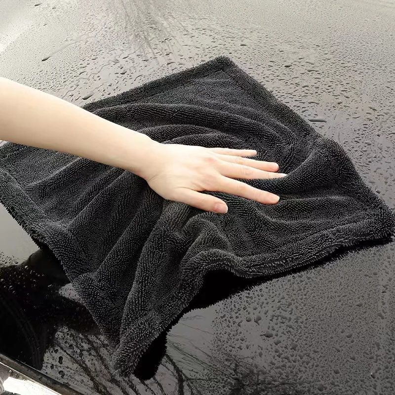 Wholesale Price Customized Car Wash Towel Twisted Loop Drying Towel