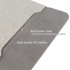 Laptop Wessleco Waterproof Custom Slim Fashion Pu Leather Laptop Sleeve For Macbook Pro 13 Laptop Sleeve