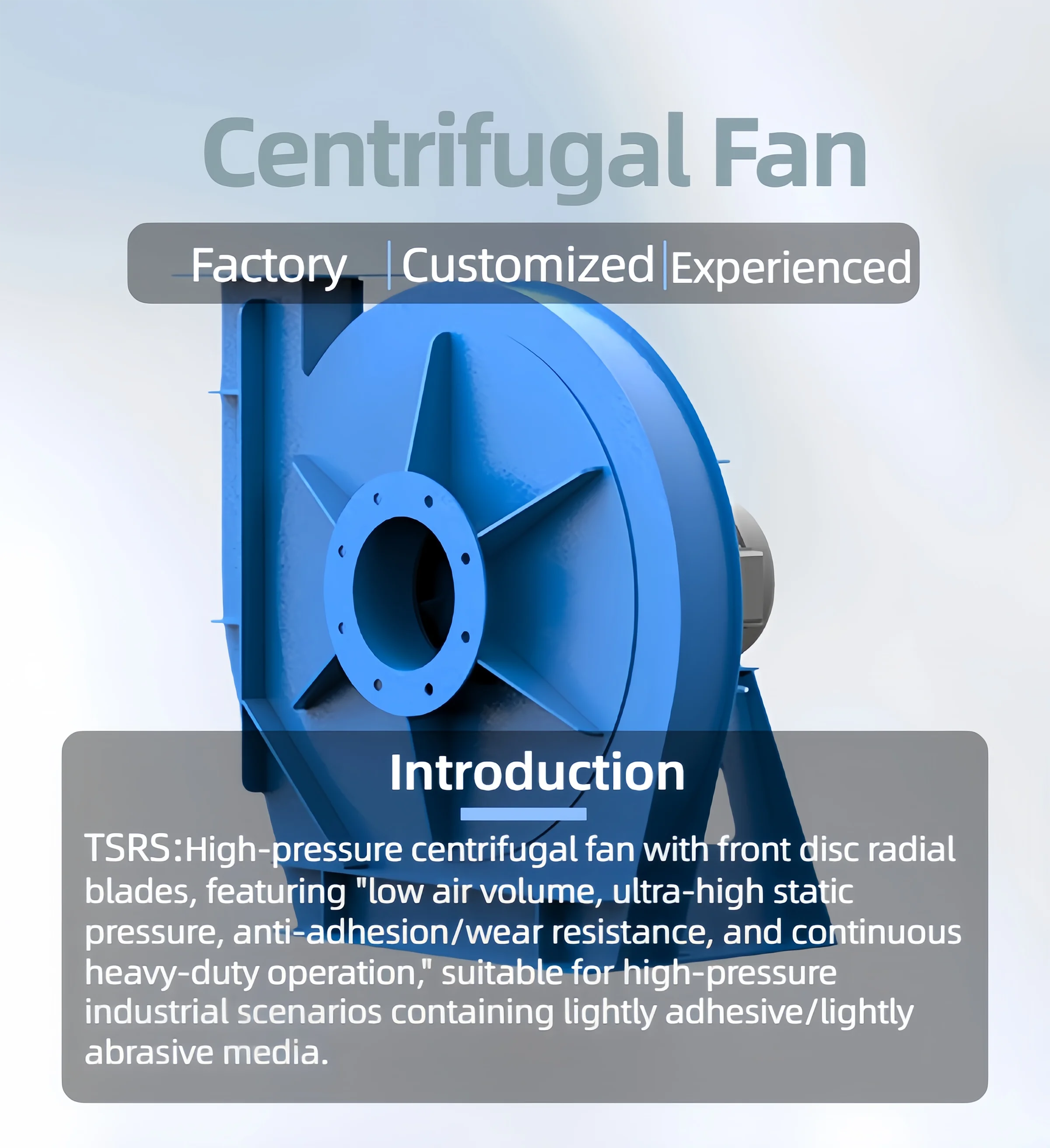 Centrifugal Blower, Roof, Radial - detail 2