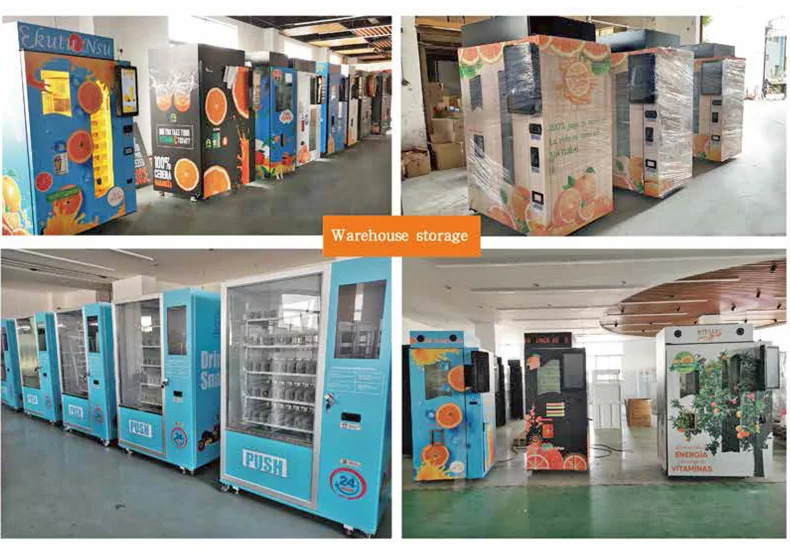 Good Quality Freshly Squeezed Orange Juice Vending Machine for Foods and Drinks Commercial Fruit Juice Making Machine factory