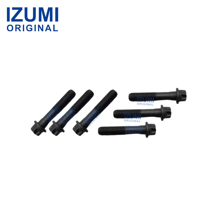 IZUMI ORIGINAL Connecting Rod Bolt 8980911410 for Isuzu 4HK1 6HK1 Diesel Engine Parts
