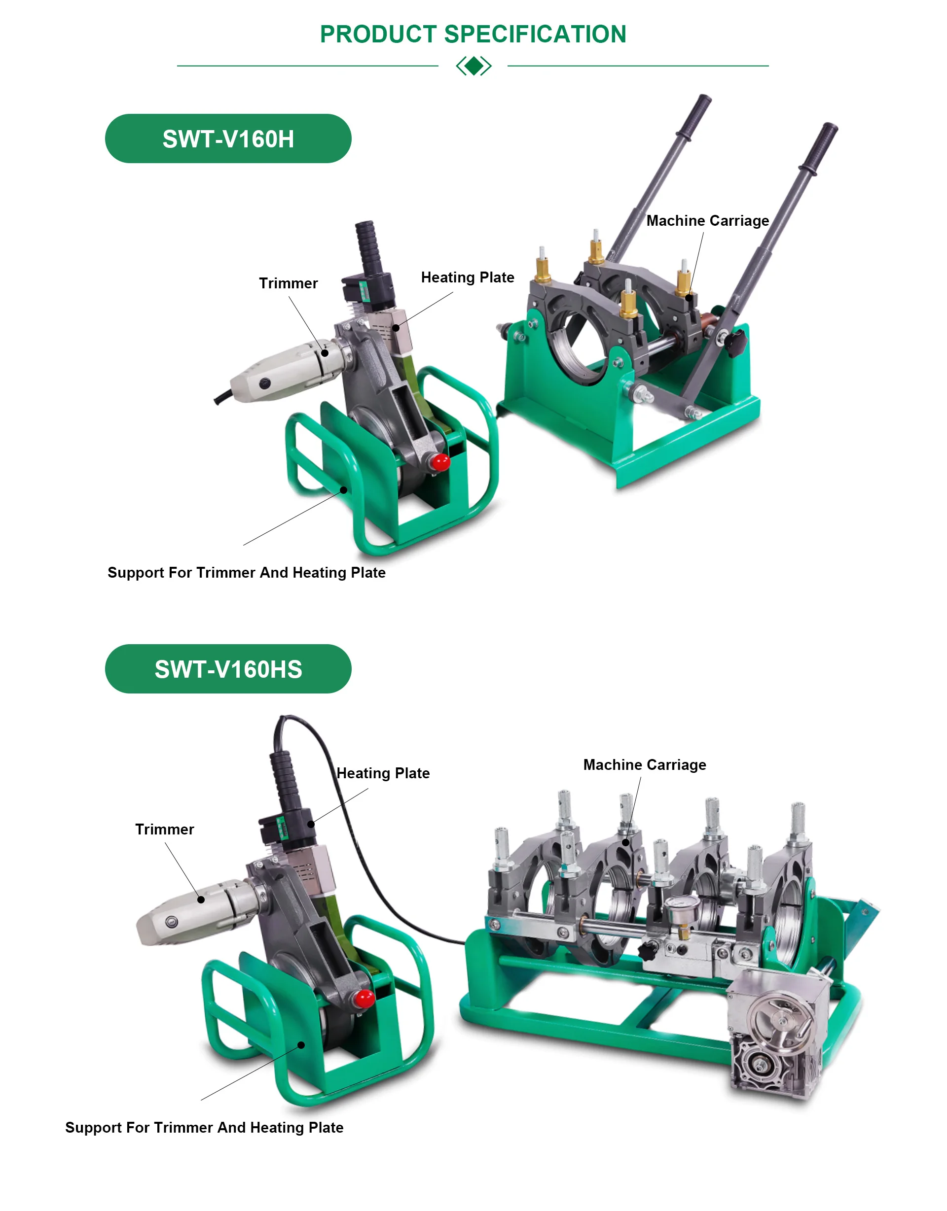 Portable Mm Pph Pvdf Pips Manual Butt Fusion Machines Buy Mm Pph