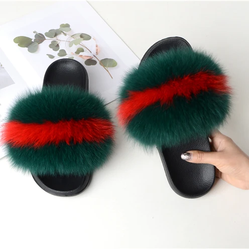 mommy and me fur slides