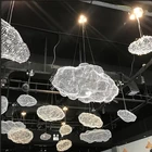 Lights For Lighting Company Modern Interior Decoration Led Cloud Chandelier Lights Lamp For Cafe Shop