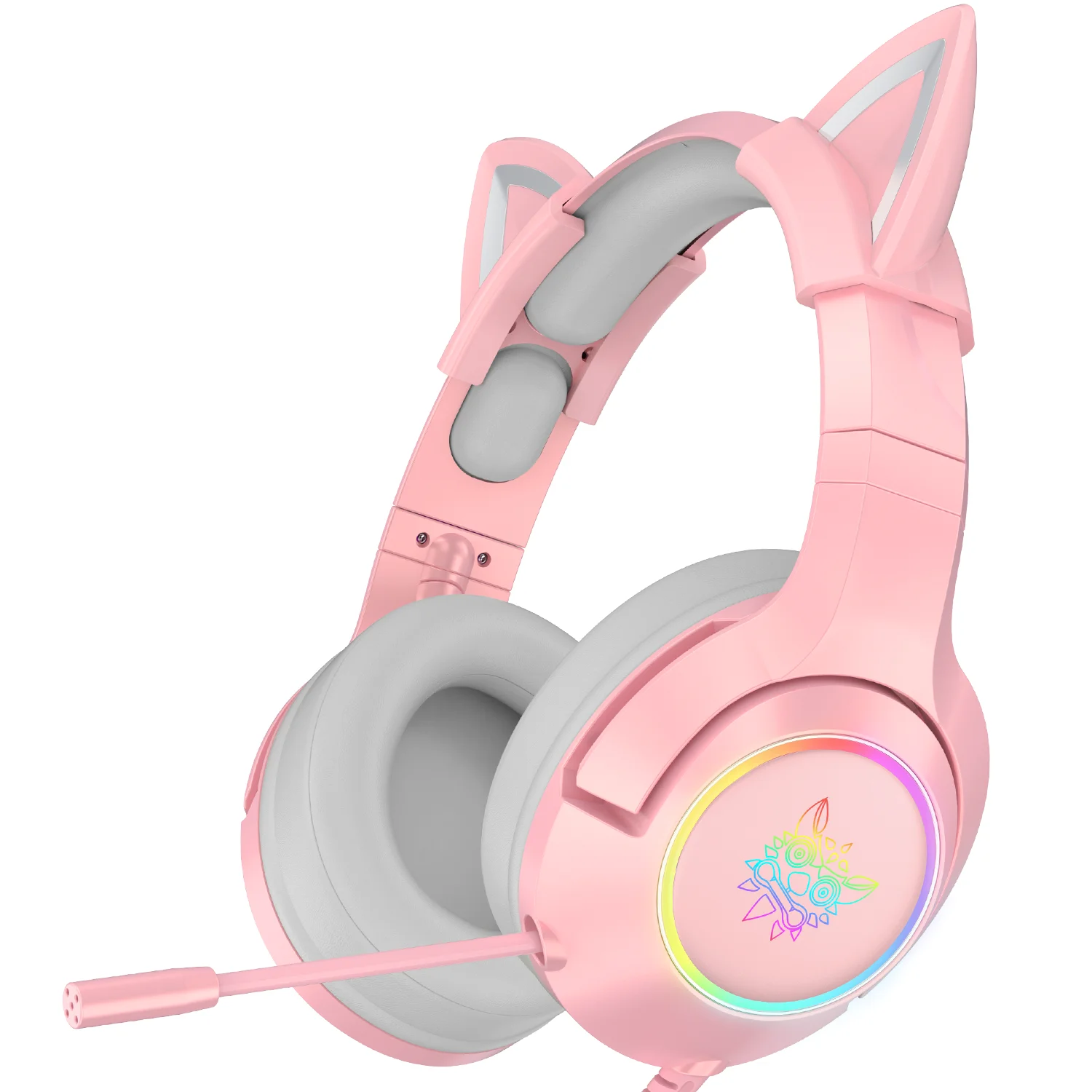 Cat Cartoon Wired Headphone Stereo 