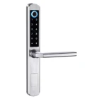 Nickel Locks Lock Door UNISEC Black Nickel Anti Theft Smart Locks Gate Lock Aluminium Door Lock