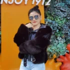 Fur Coat High Quality Faux Fur Coat Faux Fur Moto Jacket For Women