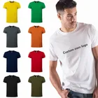 Printing Factory Directly Custom Graphic T Shirt Printing Custom Design Cotton Polyester Blend Soft T Shirt