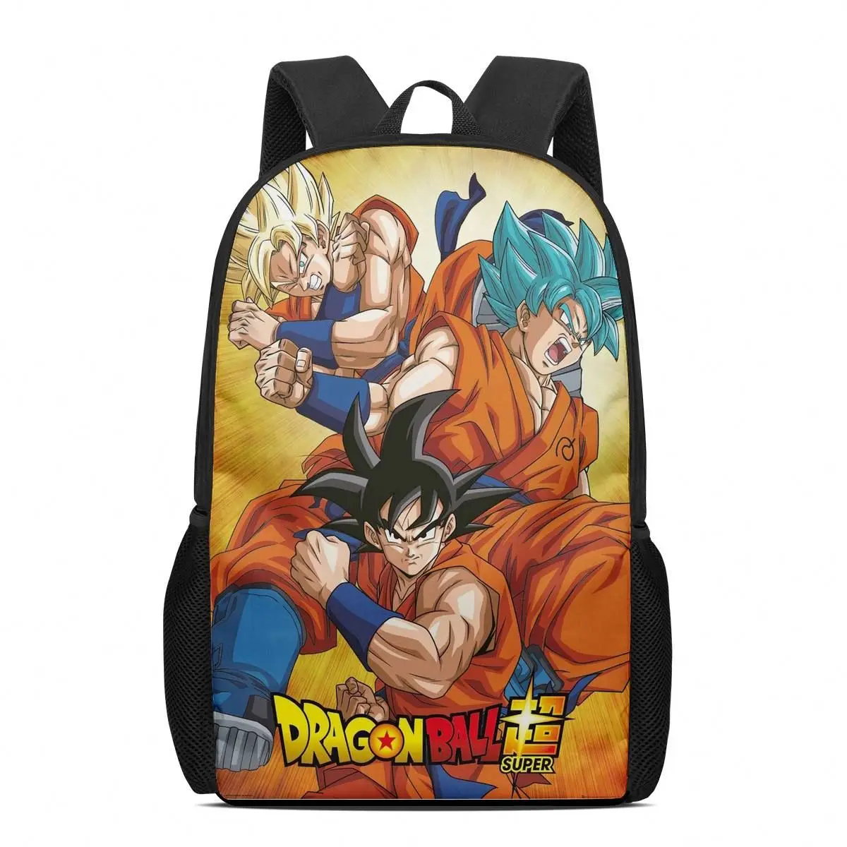 Dragon Ball Z Kids Anime Backpack Toddler Baby Goku Saiyan School Book Bag  Toy | Dragon Ball Son Goku Anime Backpack Casual Travel Bag Students Laptop  Bag Cyan 