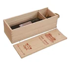 Factory Custom Perfect Luxury Laser Engraved Logo Oak Bulk Lacquer Gift Packaging Wooden Wine Box