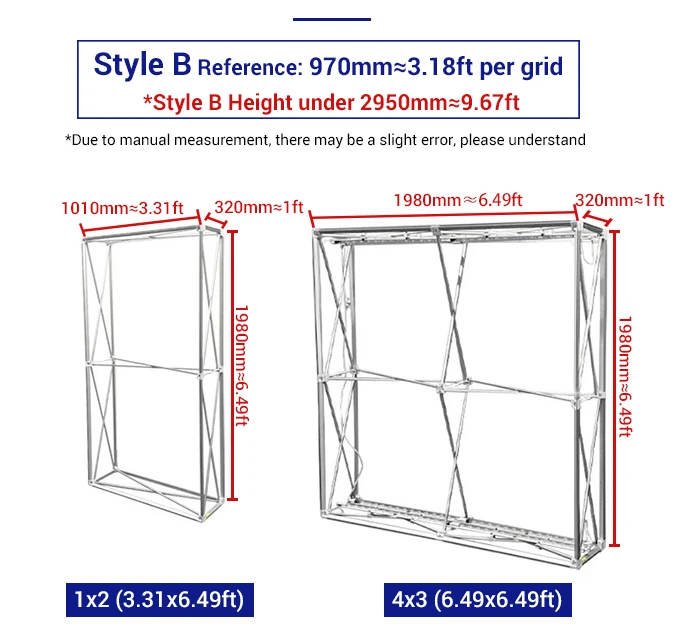 High Quality Custom Lightbox Backdrop Stand Pop up Banner LED Light Foldable Display Stand H3193140b9bfb47969b753ac44324ef64R