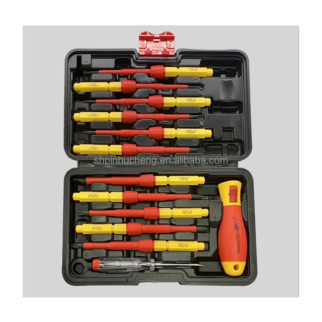 13pcs hardware tools VDE insulated screwdriver 1000V precision screwdriver factory wholesale