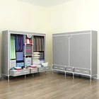 Furniture Home Furniture Large Space Wardrobe Galvanized Tube With 5 Drawer