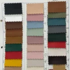 Leather 0.9-1.0 Plain Matte Vegan PU Faux Artificial Leather Fabric Materials Velvet Backing For Garment/Sofa/Memo Cover