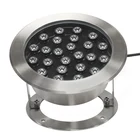 Led Water Led Stainless Steel Floating 24W Colorful RGB RGBW DMX Control Fountain Led Light Water With Pump