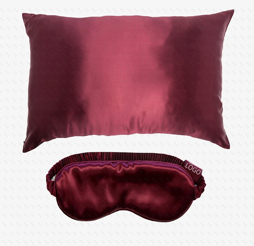Super Soft 19 Momme 100% Pure Mulberry Silk Pillowcase Woven Technique for Home Hotel Hospital Gift Set