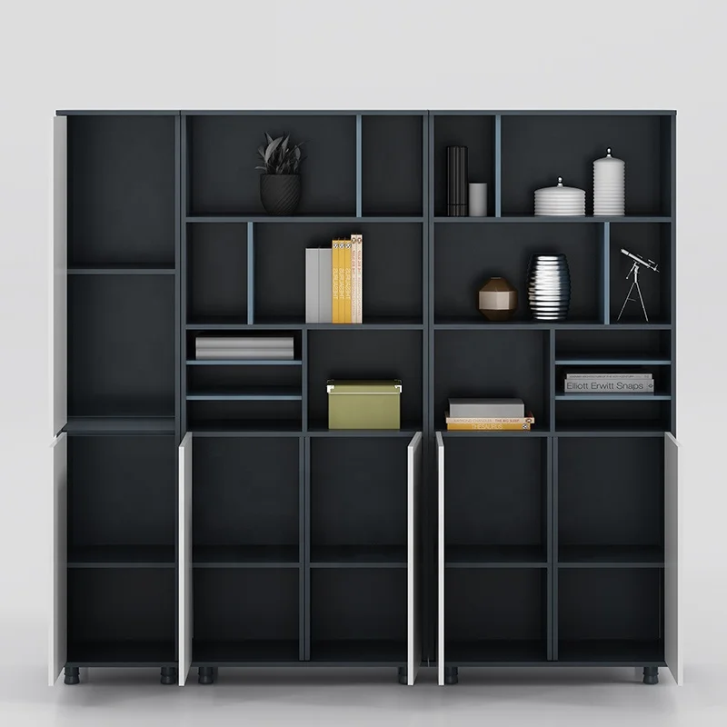 Modern new design filing cabinets with door wood  tall  storage cabinet for furniture home