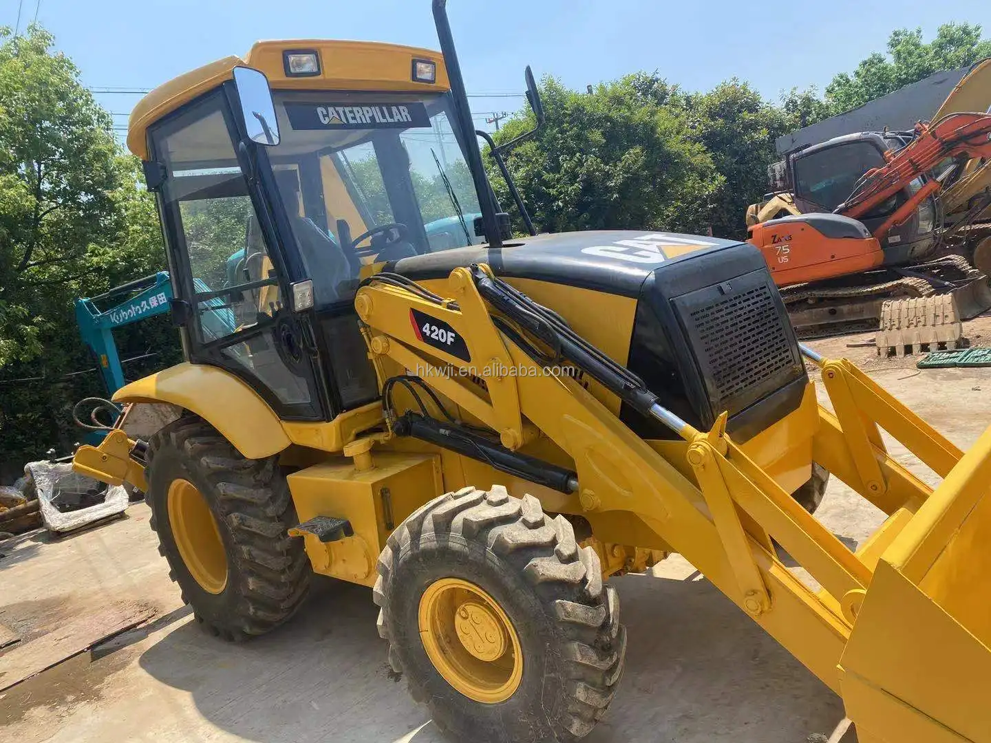 Original Japan Caterpillar Backhoe Loader F Second Hand Cat Retro