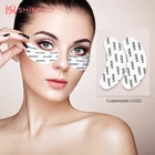 Factory Private Label Patch Self Adhesive Light Pink Matte OEM Collagen Gel Under Eye Pads Lash Extension Patch With Logo