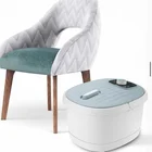 New Customized Electric Pedicure Ionic Detox Machine Massage Roller Vibration Heat Bubble Foot Wash Spa Bath Masajeador