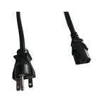 Power Cord Cable Cord Nema Plug 10 Ft 3 Prong Plug Us Laptop Power Cable Male End 6-15p Female End C13 Power Cord
