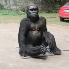 Animal Animatronic 3d Realistic Animal Model Life Size Animatronic Gorilla