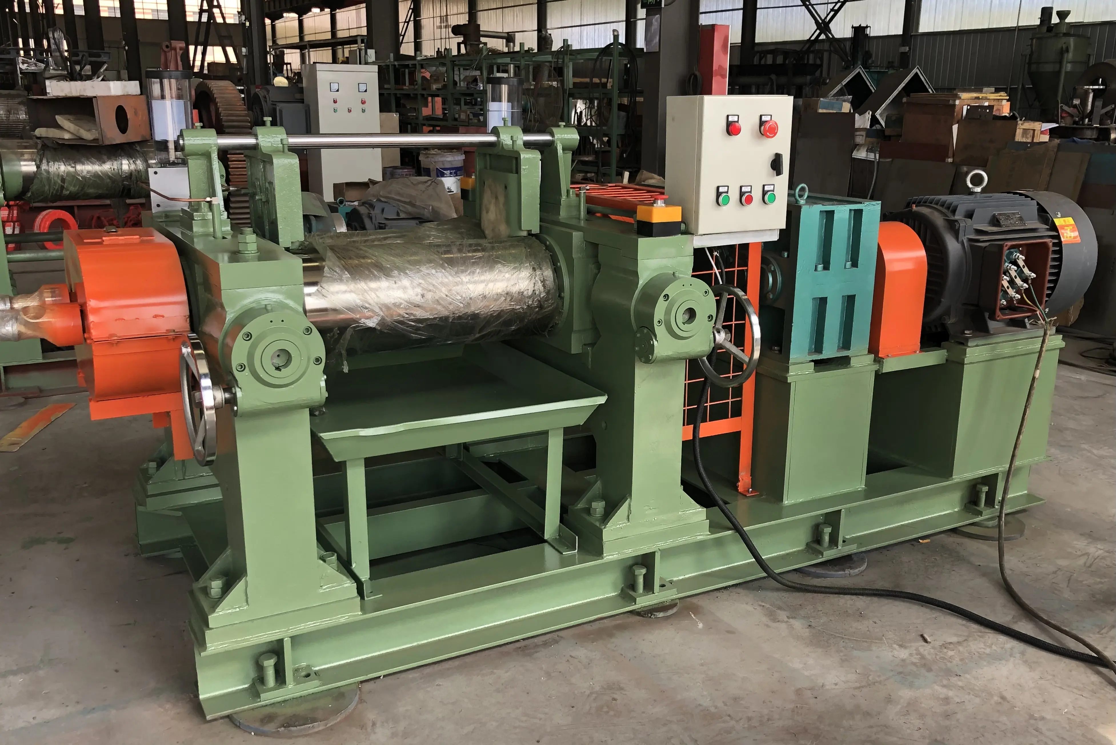 Two Roll Rubber Mix Milling Machine Lab Rubber Open Mixing Mill Machine