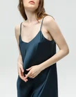 Dress Dresses Silk Midi Bias Cut Dress Cocktail Evening Party Dresses V Neck Sexy Spaghetti Strap Dresses