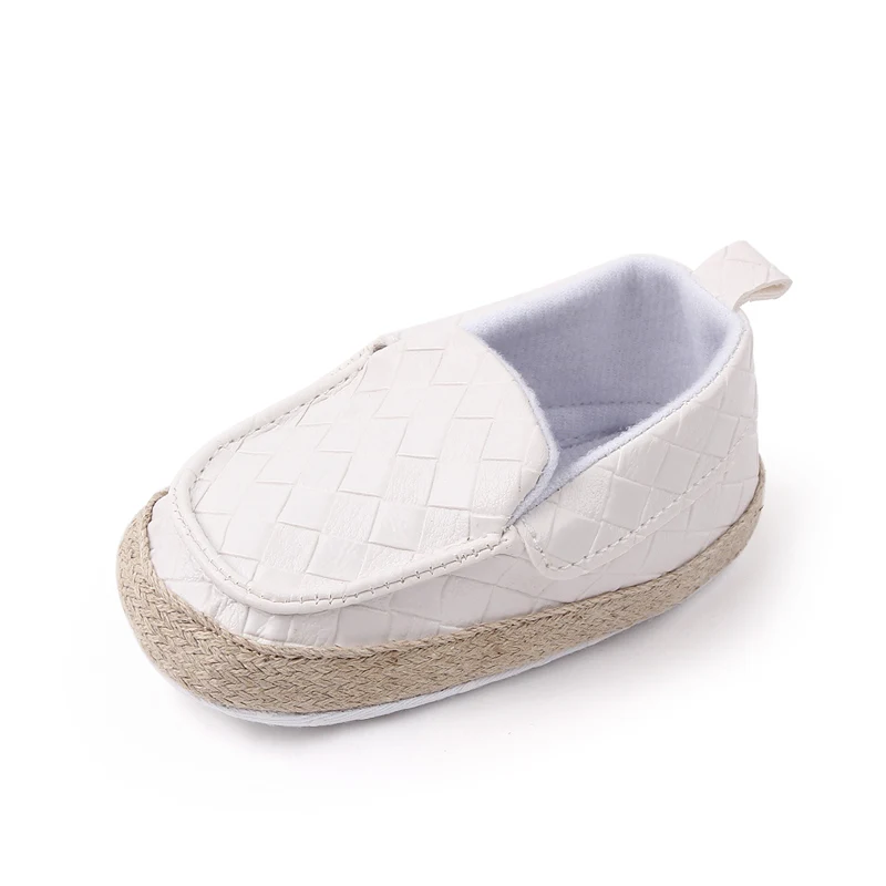 Infants Solid Color Diamond Check Soft Soled Non-slip Baby Breathable Toddler Shoes manufacture