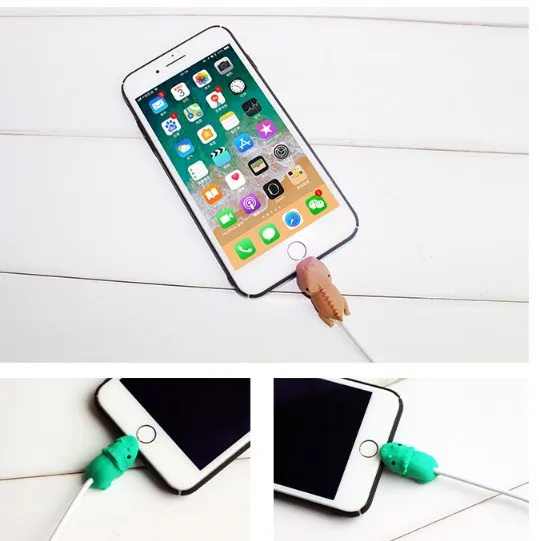Cable Protector Animal Bites For iphone, Samsung, Android Charger and Ipad Usb Cord ,Cute Cable Protectors USB Charger