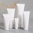 Tubes Tube Cosmetic White Hand Cream Tubes 50ml 100ml Plastic Tube Packaging Squeeze Tube With Silvery