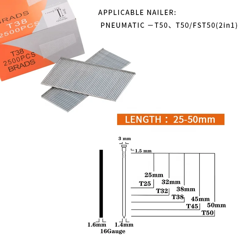 Xinyi T38 Brad Nail 16 Gauge Building 