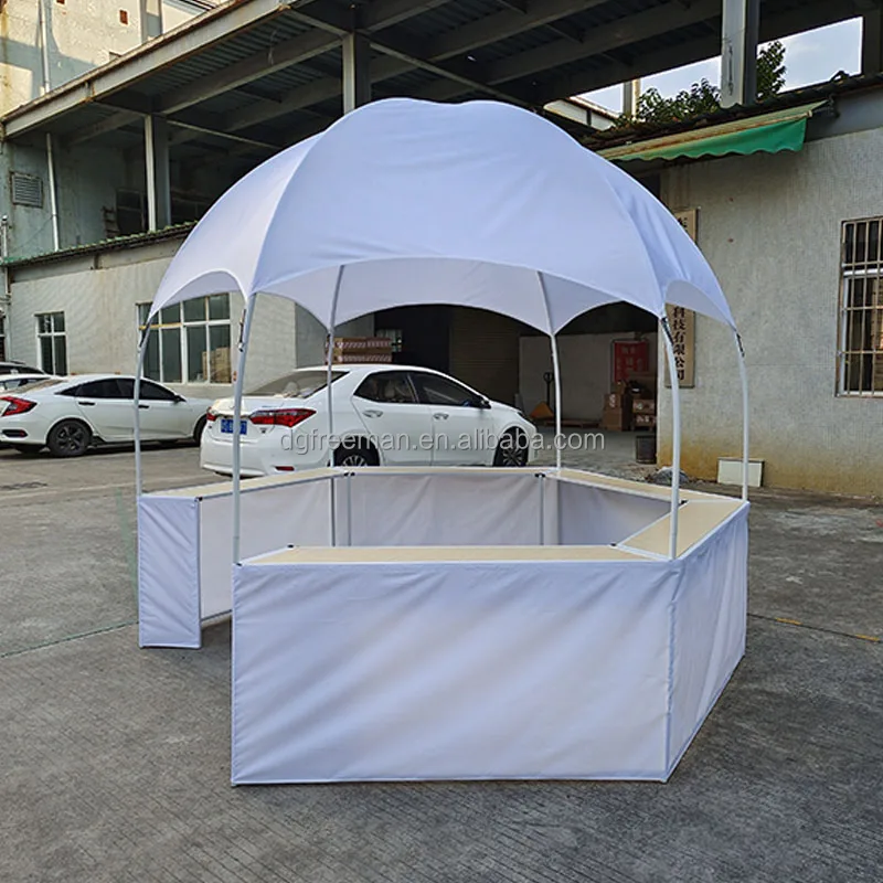 Custom Hexagon Booth Tent Display Kiosk Tent Event Promotion Dome Tent