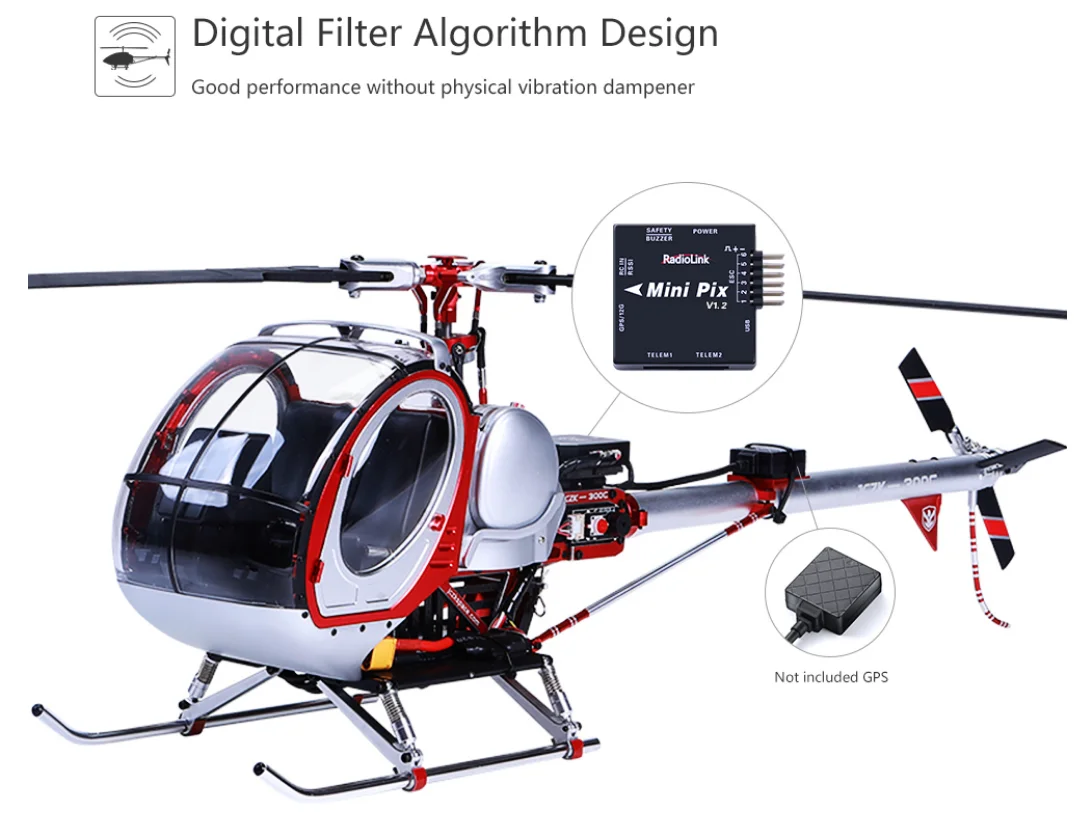 Contrôleur De Vol Radiolink Mini PIX V1.2 Avec GPS M10N - Neuf, Pour Drone Pixhawk