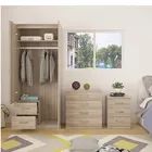 Furniture Modern Bedroom Sets Mirrored Soft Close Wardrobe Chest Of Drawers Bedside Design Oak Bedroom Furniture Set