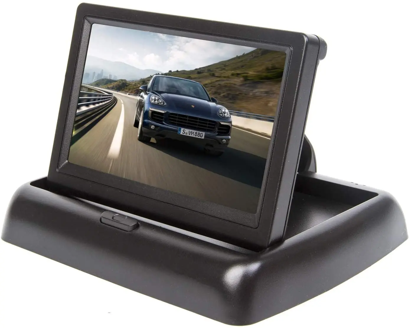 4.3 inch foldable tft lcd screen monitor for car free sample