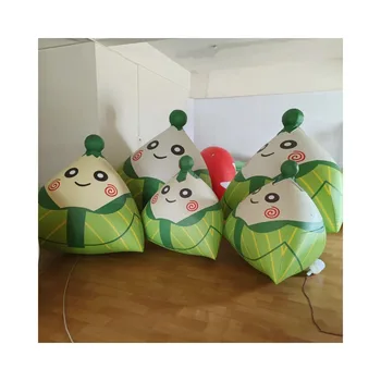 Customized Chinese Traditional Festival Inflatable Cartoon Zongzi Rice Dumpling