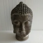 Silver Buddha Silver Silver Buddha Silver Foil Polyresin Buddha With Tealight Holder Figurine For Inner Home Decoration