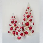 Christmas Tree Ornaments Decoration Tree Christmas Bottle Brush Tree With Ornaments Decoration