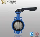 Lever Valve Valve Price DN200 EPDM Seal Lever Operated Wafer Type Manual Ductile Iron Butterfly Valve With Pin