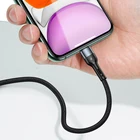 Charger Cable USAMS Wholesale In Stock Charging Cable Usb Fast Charging Usb Cable For Iphone 12