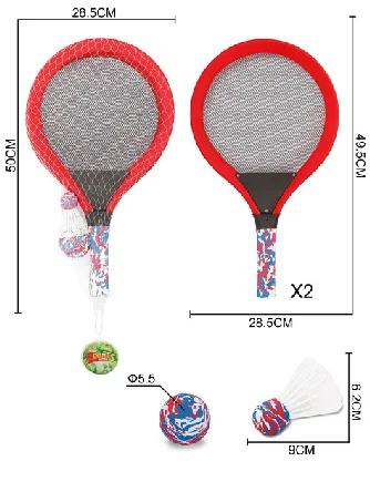 EPT Hot Selling New Children's Outdoor Sports Toys Exercise Training Badminton Game Tennis Rocket bats Set Sports Toys
