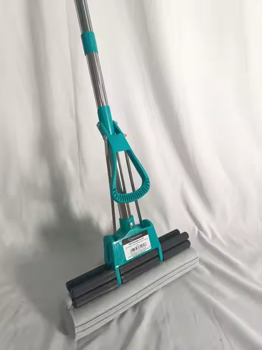 Self-Squeeze Drying PVA Sponge Mop Push and Pull Home Floor Cleaning Easy to Clean