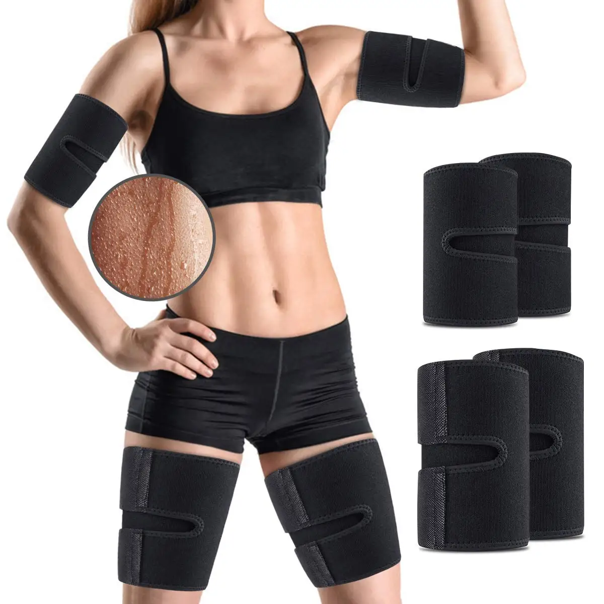Men Arm Trimmers Arm and Thigh Trimmers Arm Slimmers & Thigh Sweat Bands for Women Thigh Trimmer for Women 